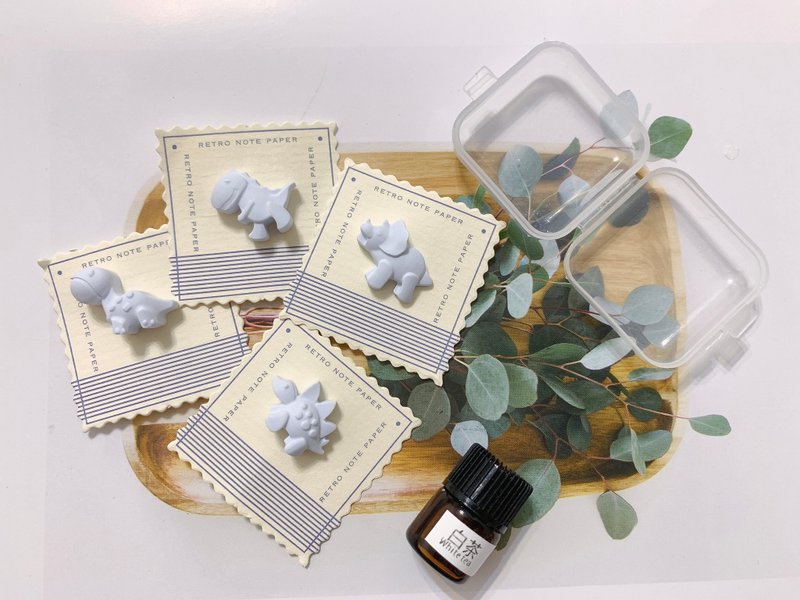 [Fragrance Buckle] Magnetic Mask Fragrance Buckle/Cute Dinosaur 4 types available - น้ำหอม - วัสดุอื่นๆ 