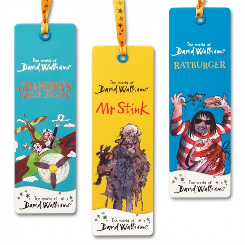 British IF Cultural and Creative David Juvenile Humorous Bookmarks Variety Optional - ที่คั่นหนังสือ - วัสดุอื่นๆ หลากหลายสี