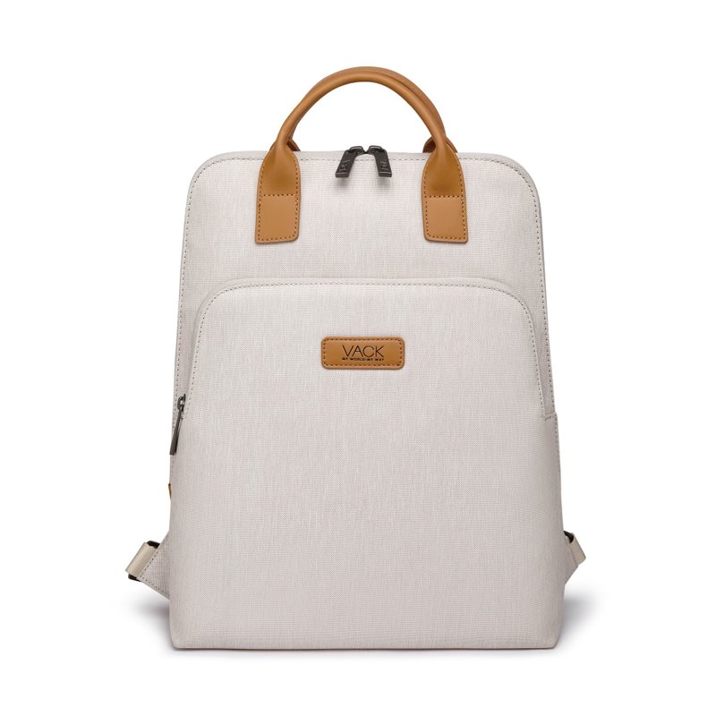 Light Feather Series AIR Simple Texture Thin Computer Bag 14-inch/16-inch Laptop Bag Commuting Backpack - Laptop Bags - Polyester White