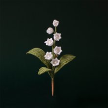 バレンタインデーの贈り物イチョウの葉レース糸刺繍マイクロかぎ針編み