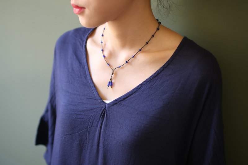 OMAKE Select  ACC - Collar Necklaces - Silver Blue