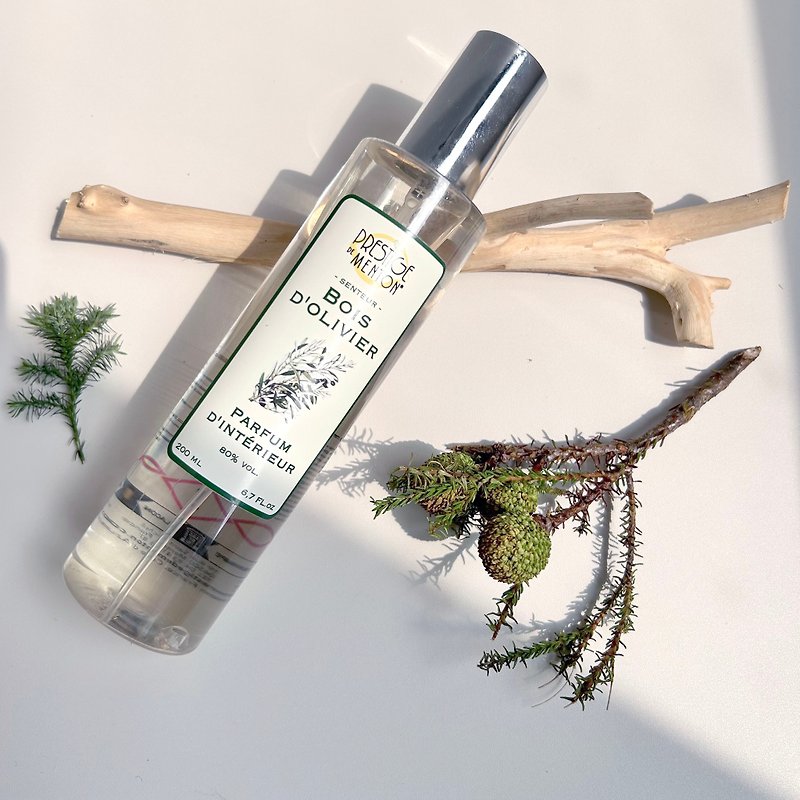 French Prestige de Menton Lemon Field-Olive Wood Home Fragrance Spray 200ml - น้ำหอม - พืช/ดอกไม้ 