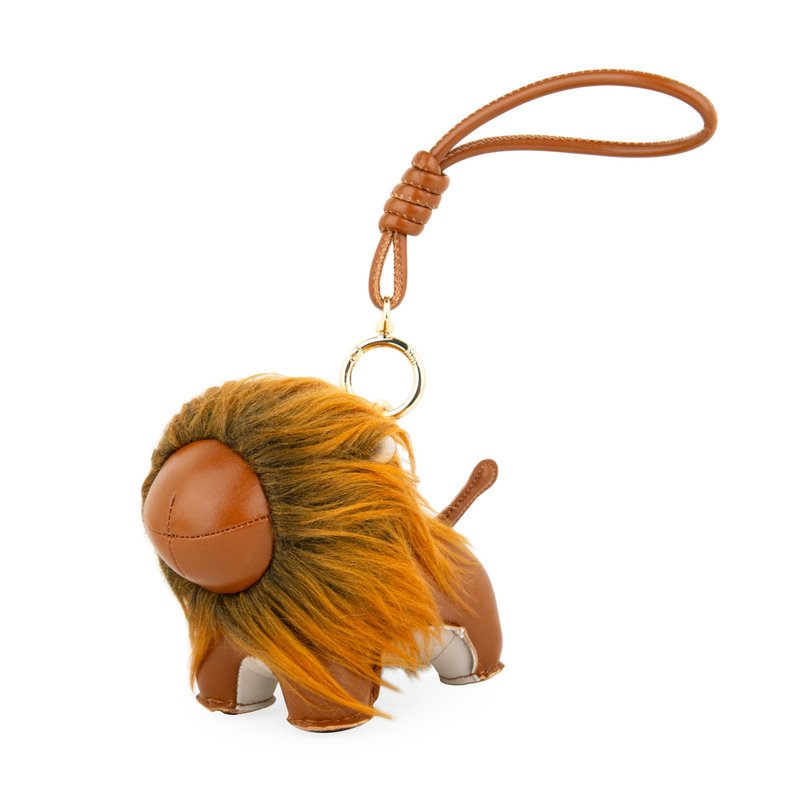【吊飾】 毛獅 Lion Lino 包袋掛飾 生日禮物 質感配件 - 吊飾/掛飾 - 人造皮革 多色