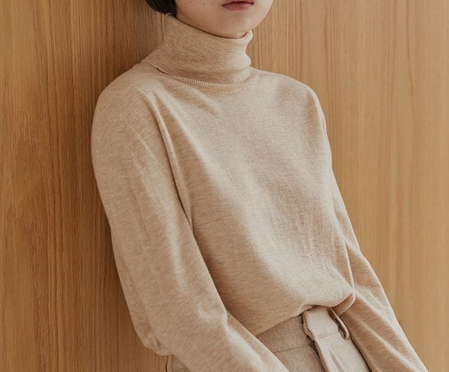 soft turtleneck sweater