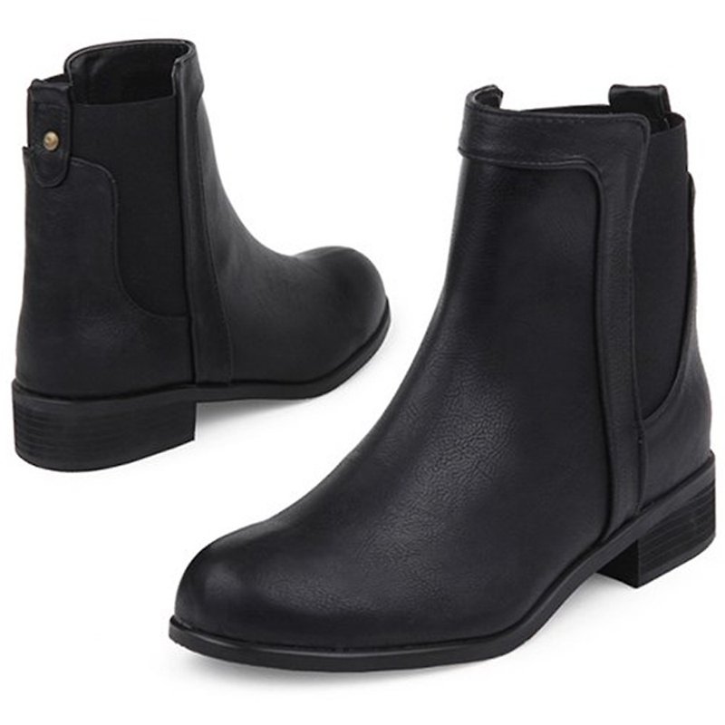 PRE-ORDER - SPUR Urbanity chelsea boots FF9094 BLACK - รองเท้าบูทสั้นผู้หญิง - หนังเทียม 