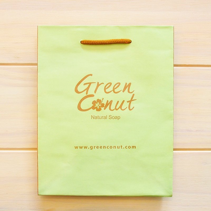 gift wrapping tote bag - วัสดุห่อของขวัญ - กระดาษ สีเขียว