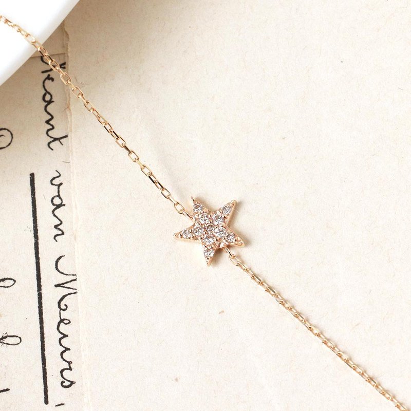 ヴィセル スター フルダイヤモンド ブレスレット 両面着用 - ブレスレット - 貴金属 ゴールド