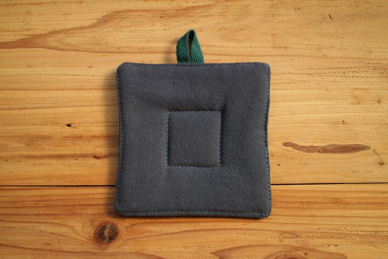 Square Coaster/Midnight Blue - Coasters - Cotton & Hemp Blue