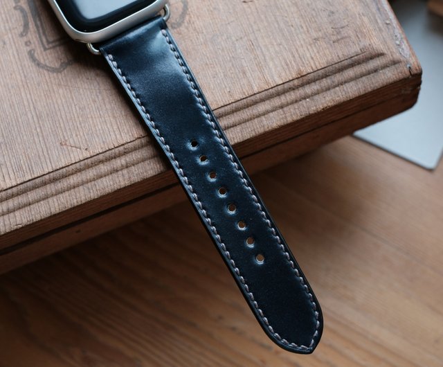 Watch strap customized Horween shell cordovan cordovan leather