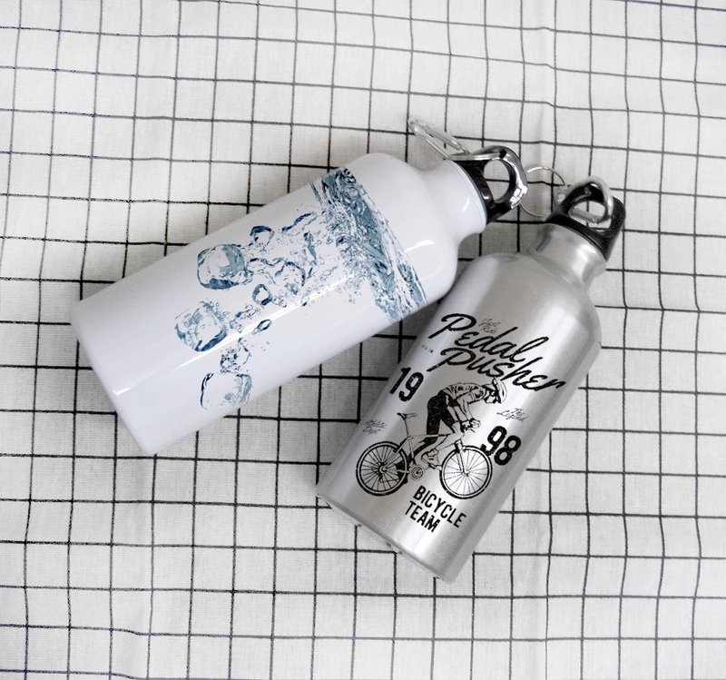 Customized sports water bottle, customized sports water bottle, mountaineering water bottle, bicycle water bottle, bicycle water bottle, customized - Pitchers - Other Metals 