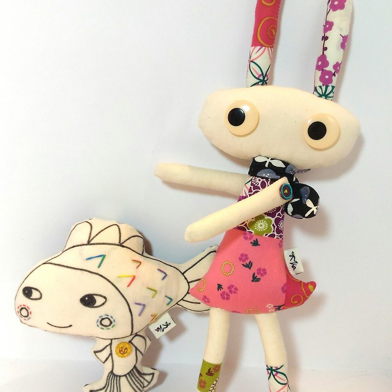 Dongyang Fengtubao~Handmade Dolls - Stuffed Dolls & Figurines - Cotton & Hemp 