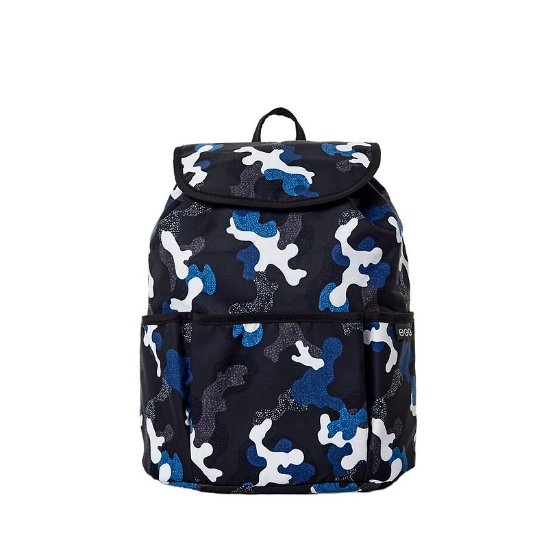OGG Antlers Forest Handmade Baby Adult Dual-use Backpack Azure Blue - กระเป๋าสะพาย - วัสดุกันนำ้ สีน้ำเงิน