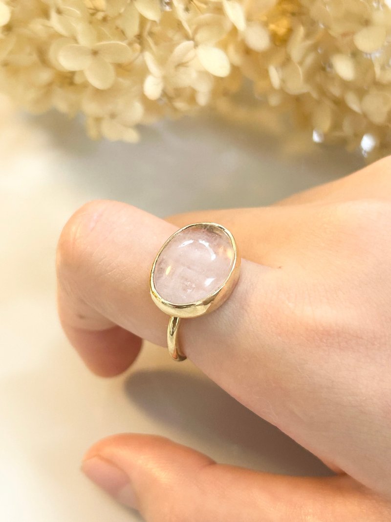 リング「morganite」 - 戒指 - 其他金屬 
