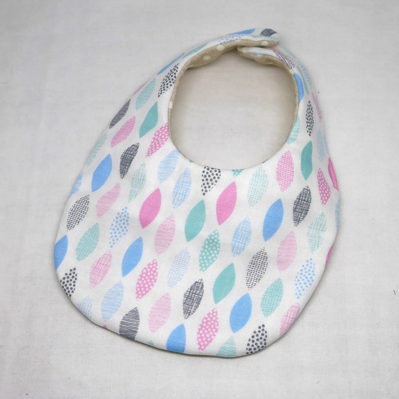 Japanese Handmade 8-layer-gauze Baby Bib - ผ้ากันเปื้อน - ผ้าฝ้าย/ผ้าลินิน สึชมพู