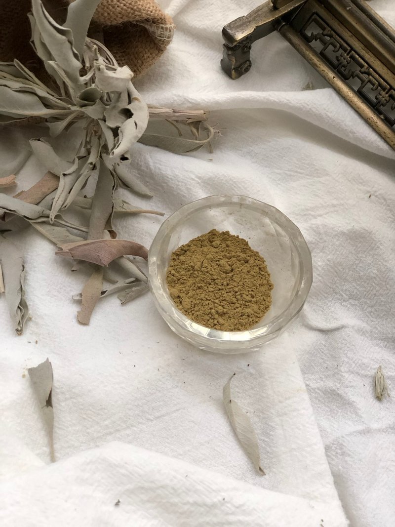 白鼠尾草粉 銷量最多 100g美國進口精緻研磨 - 香氛/精油/擴香 - 其他材質 咖啡色
