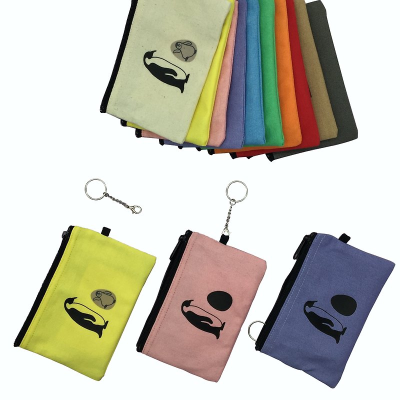 YCCT 鑰匙零錢包 - 企鵝 - 三種使用方式滿足多種可能 - 鑰匙圈/鑰匙包 - 棉．麻 多色