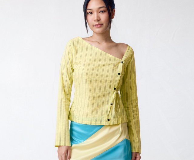 APRILPOOLDAY★日本未上陸★ PATTI WRAP BLOUSE ラップブラウス APRILPOOLDAY☆日本未上陸☆ PATTI WRAP BLOUSE ラップブラウス