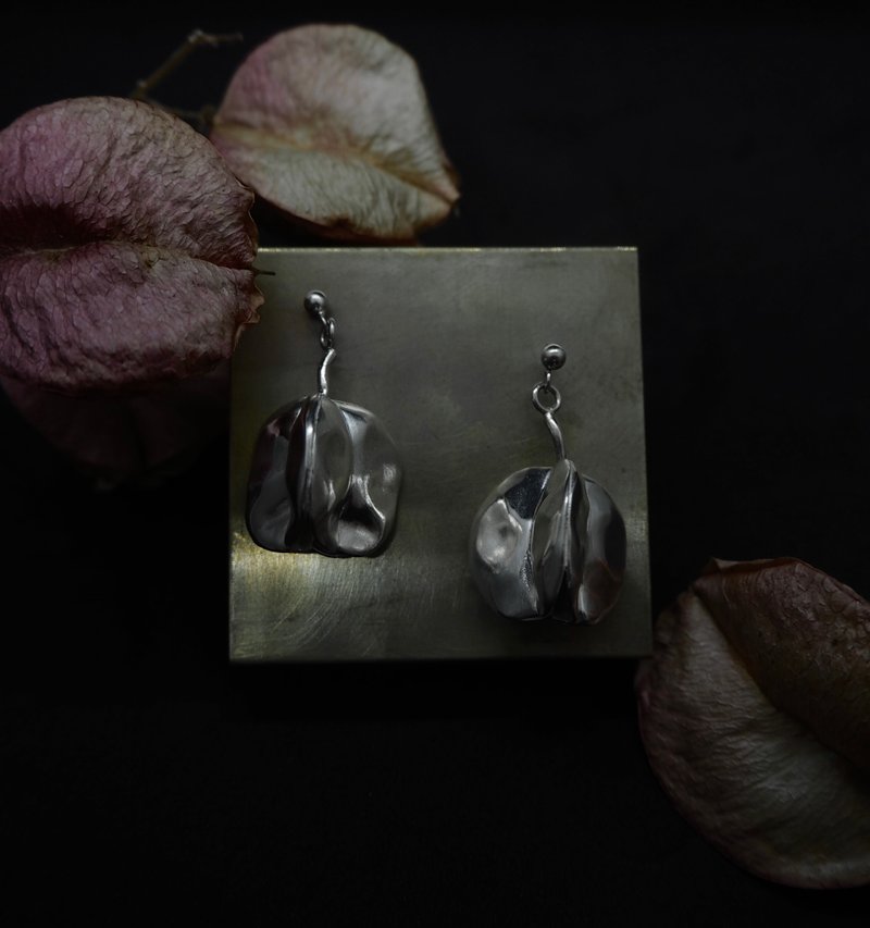 Little rain tree fruit-earrings - Earrings & Clip-ons - Sterling Silver Silver