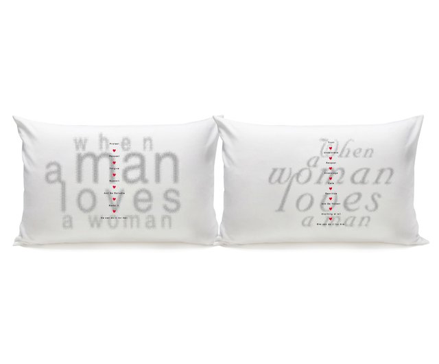 Love Letter Couple Pillowcase (Set of 2) - Shop Human Touch Official Bedding - Pinkoi Love Letter Couple Pillowcase (Set of 2) - Shop Human Touch Official Bedding - Pinkoi