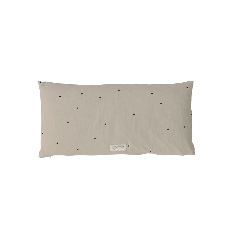 Kyoto simple little long pillow / rock white - Pillows & Cushions - Cotton & Hemp Multicolor