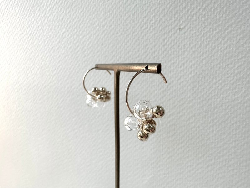 Pinkoi limited glass fruit hook earrings - Earrings & Clip-ons - Glass Transparent