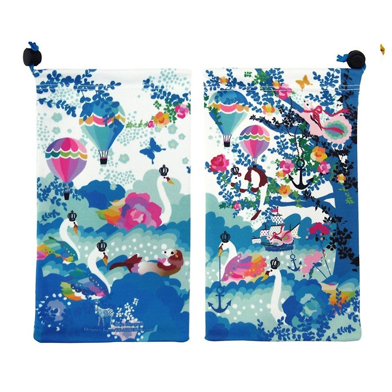 Japan Prairie Dog Big KYUKYU Microfiber Cleaning Fiber - Calm seas - Toiletry Bags & Pouches - Other Materials Multicolor