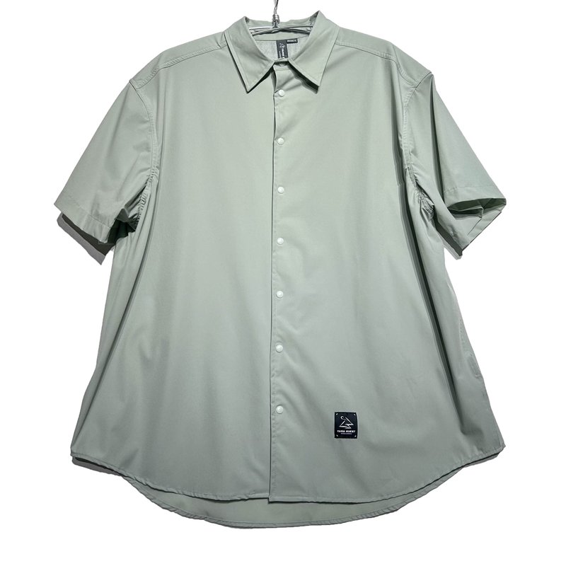 TP27 Cool Short-Sleeved Shirt (GRL) - Men's Shirts - Waterproof Material Green