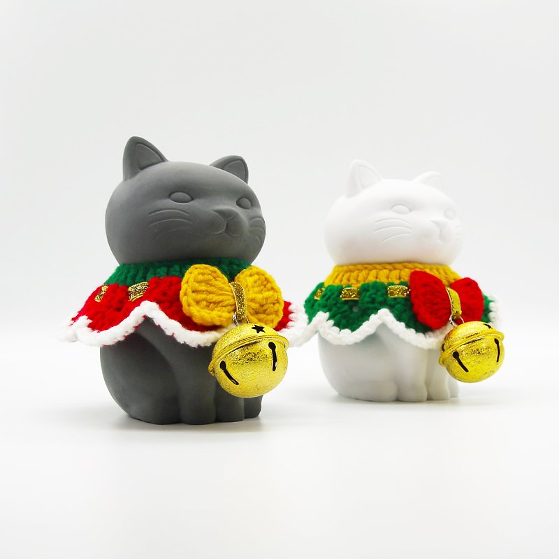 New Year's Limited Edition I Big FAT cat Aroma stone I Fat Cat Aroma Stone I with essential oil - - น้ำหอม - ปูน สีเทา