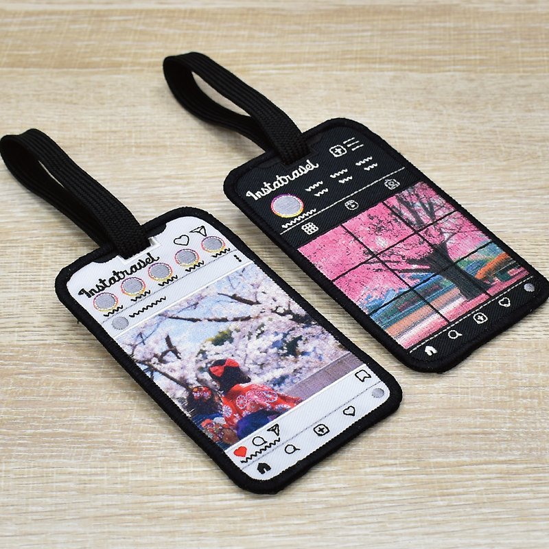 Customized【Embroidered Luggage Tag】IG style luggage tag | Card cover Pet Life - ID & Badge Holders - Thread 