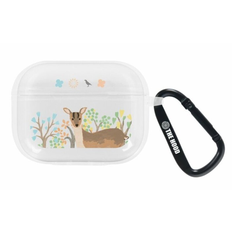 inblooom x The Hood Case With Ring/Formosan Muntjac in Mountains/Sunny Day - Headphones & Earbuds Storage - Other Materials Transparent