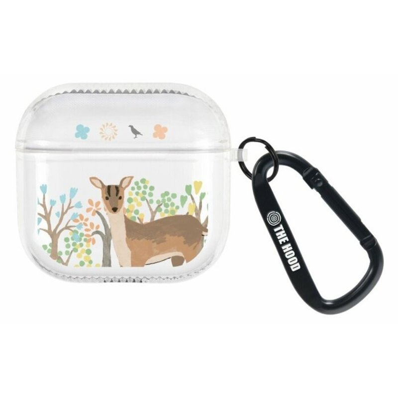 【預購】印花樂 AirPods防摔保護殼(附扣環)/山羌之森/白晝 - AirPods/耳機保護套 - 其他材質 透明