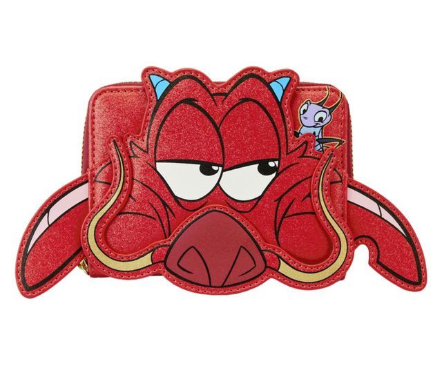 日本未発売 ディズニー ムーラン Loungefly 財布 ラウンジフライ ムーラン 25周年記念 ジッパー財布 - ショップ