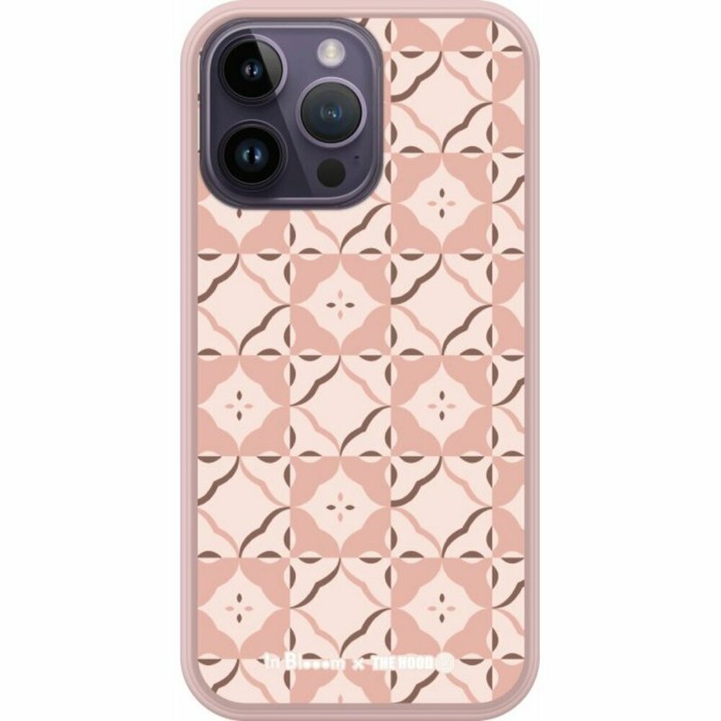 Printing music jointly strengthened anti-fall frame protective case-Glass Begonia No. 8/Sakura Pink (ready in stock) - Phone Cases - Other Materials Pink