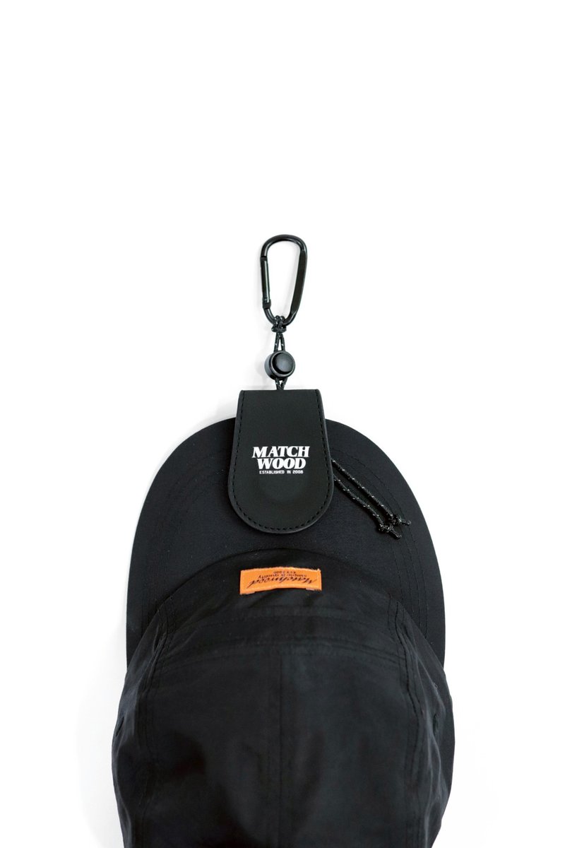 大阪限定款 Magnetic Hat Clip 磁吸式吊掛帽夾繩扣 登山 棒球帽 - 帽子 - 其他材質 黑色