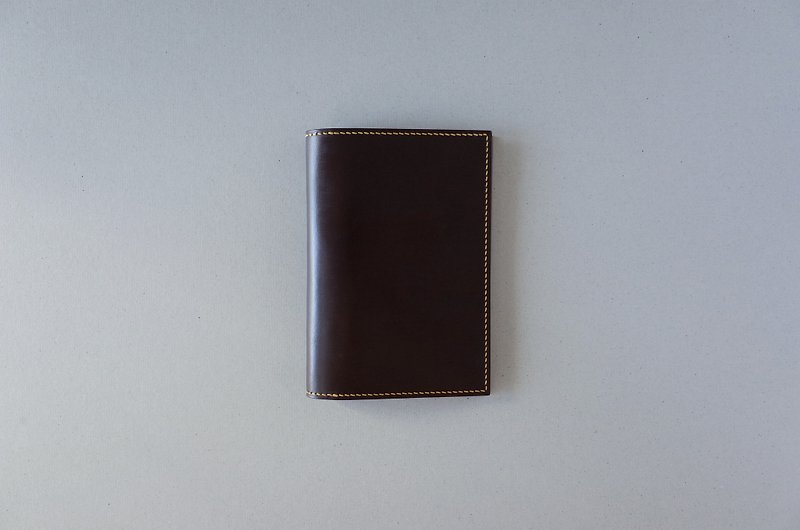 Passport Case (English Bridle Leather) - Brown - ที่เก็บพาสปอร์ต - หนังแท้ สีนำ้ตาล