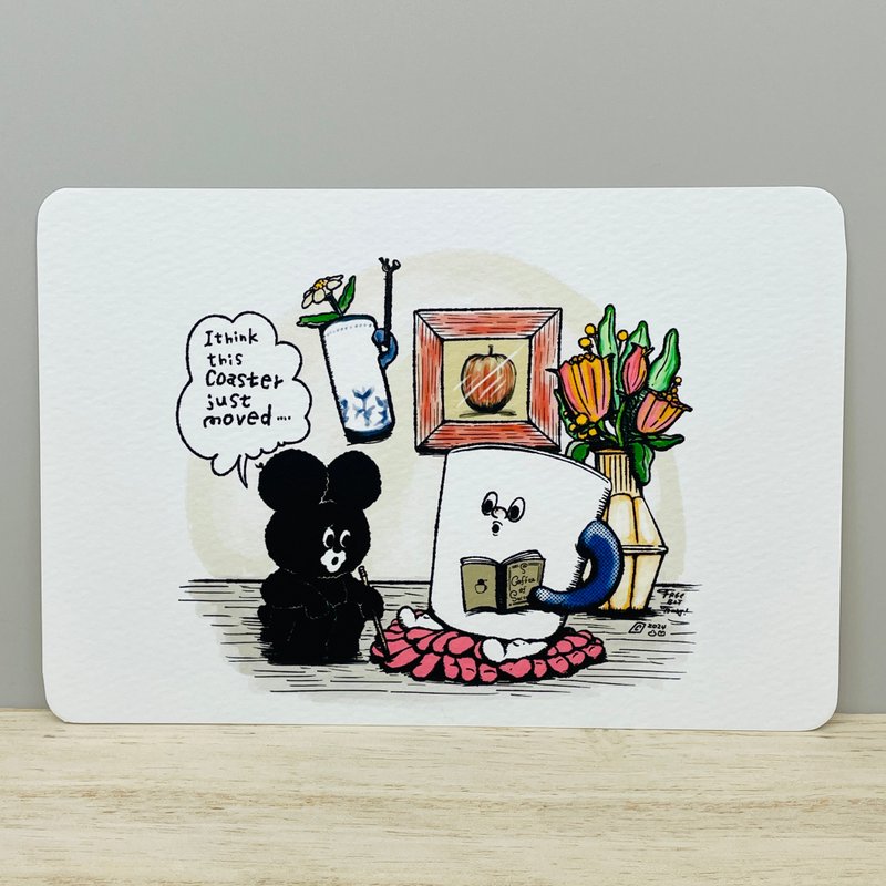 Postcard I feel like this coaster is moving Story postcard - Cards & Postcards - Paper 