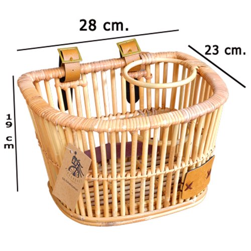 bike basket with cup holder