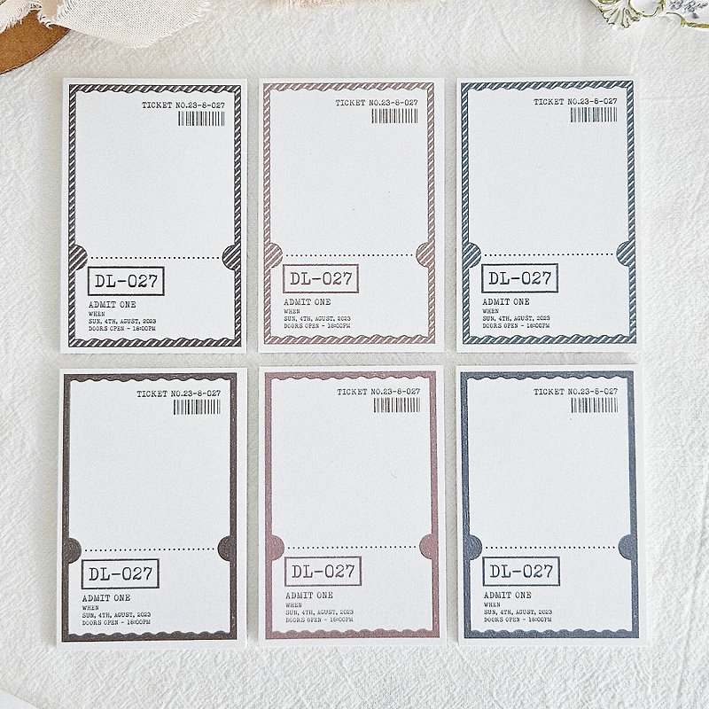 Ticket Frame memo pad - Sticky Notes & Notepads - Paper 
