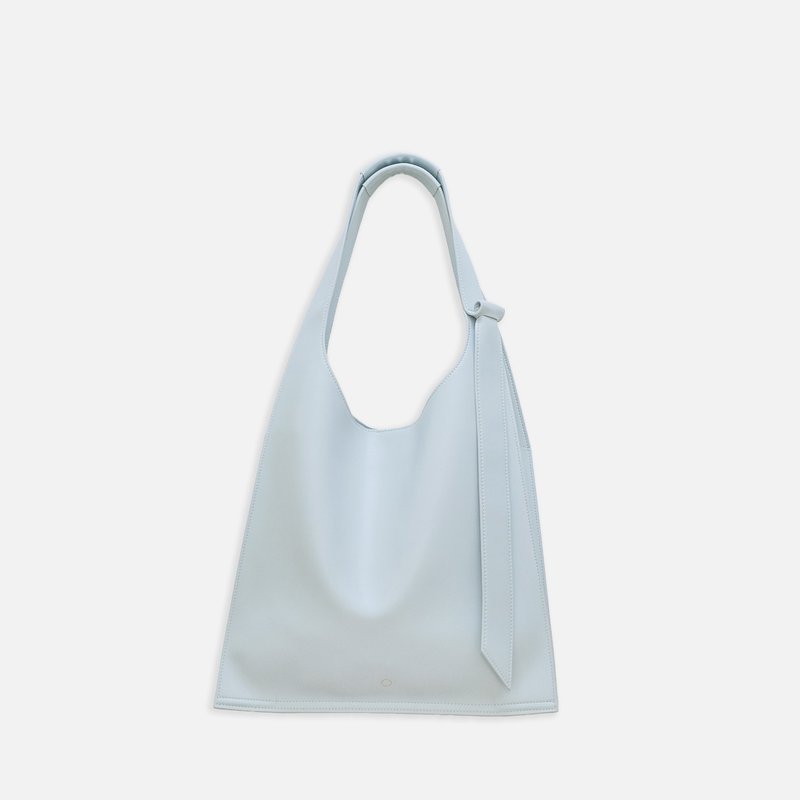 BO Corn Leather Shopper – SMOKE - กระเป๋าแมสเซนเจอร์ - ไฟเบอร์อื่นๆ สีใส