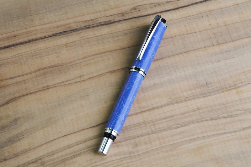 Blue stone pen - Fountain Pens - Other Materials Blue