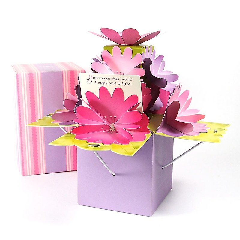 The art of paper flower shines with joy [Hallmark-Gift Healing Small Objects] - ของวางตกแต่ง - กระดาษ หลากหลายสี