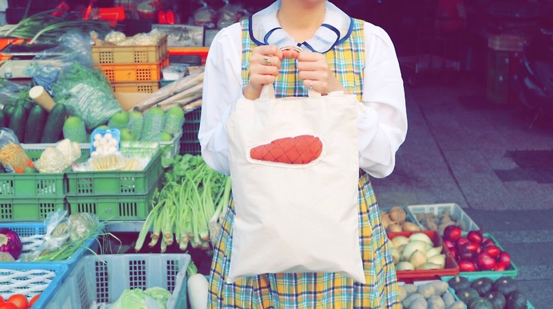 Michiko [] charcoal roasted pork shoulder with two portable package - กระเป๋าแมสเซนเจอร์ - วัสดุอื่นๆ หลากหลายสี