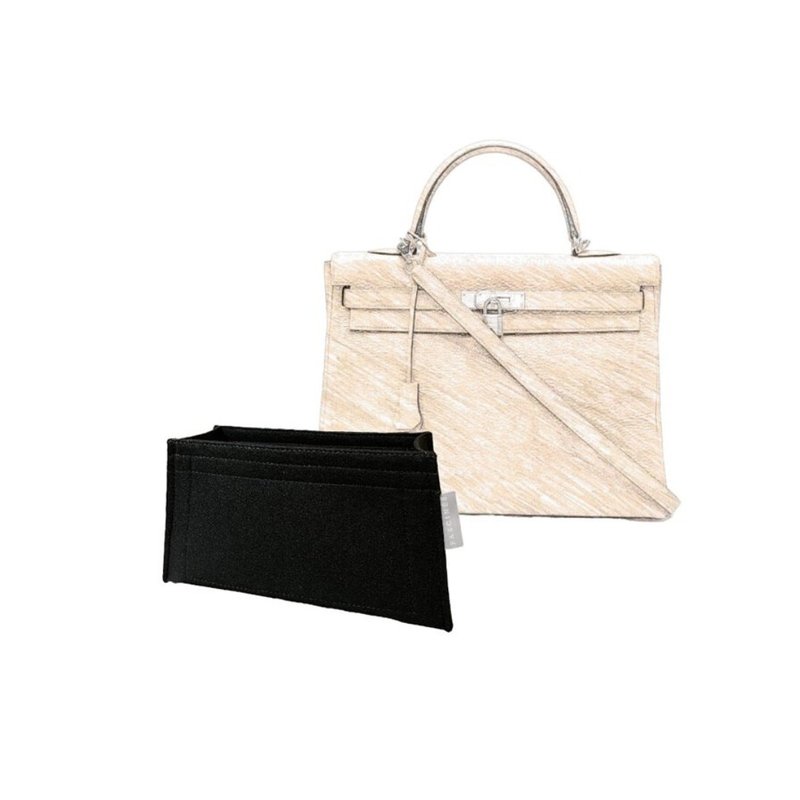 【香港製造|韓國絨布】手製內袋 Hermes-Kelly 35cm Retourne - 化妝包/收納袋 - 其他材質 多色