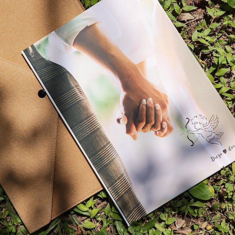 Customized [Photo Style] God of Love - Marriage Letter Set for Men and Women | Same-sex Marriage - Marriage Contracts - Paper 