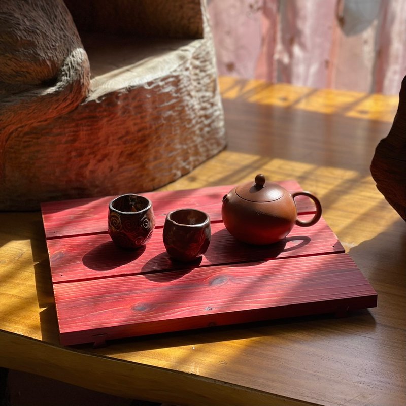 [BESTAR] Burnt cedar tray (large) - Serving Trays & Cutting Boards - Wood Yellow