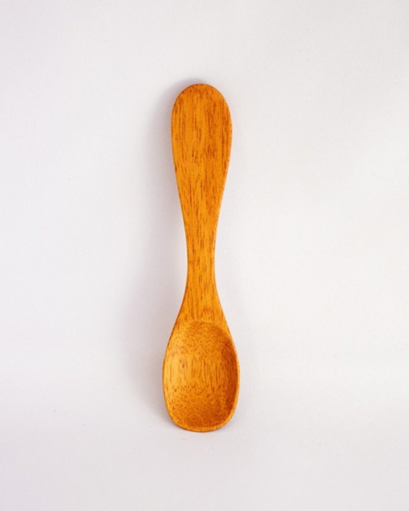 SoliD.Kids Spoon (Wooden) (Children) (Compatible with household dishwashers) - จานเด็ก - ไม้ สีส้ม