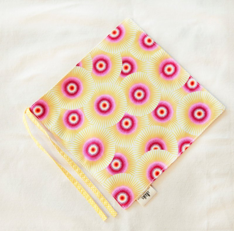 [Corner tableware group] - geometric radiation - personality to send a unique Japanese cloth gift - Chopsticks - Cotton & Hemp Yellow