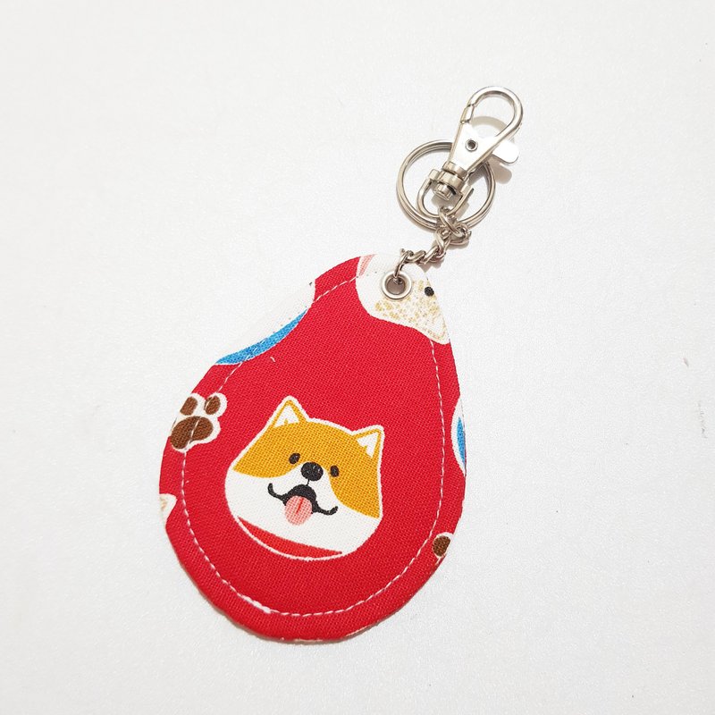 [You Chai Cute-Red] Keyring Charm Text Customization - Charms - Cotton & Hemp Red