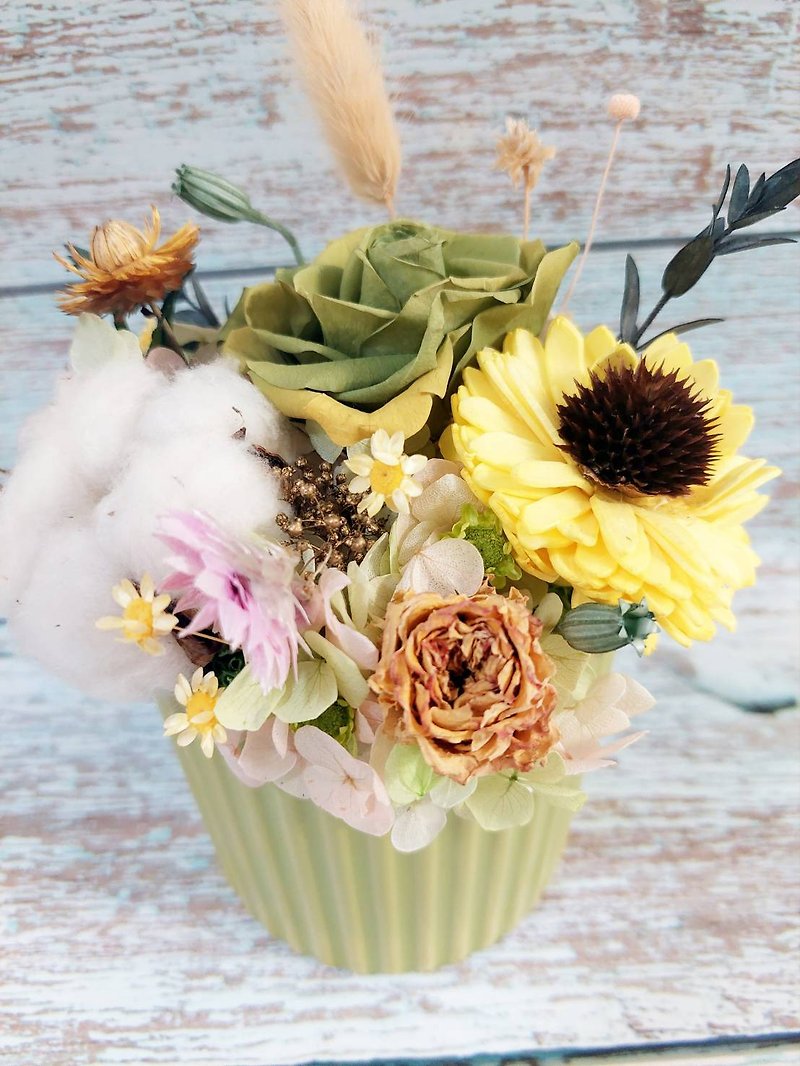 *Warm Flower Room*Summer Style Preserved Flowers - Dried Flowers & Bouquets - Plants & Flowers Green
