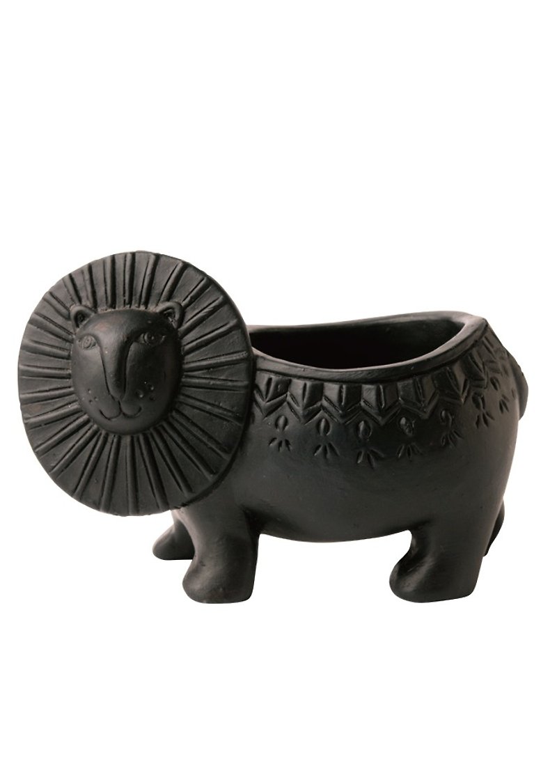 Earth tree ornaments handmade fair trade / lion ceramic pots - ของวางตกแต่ง - ดินเผา 